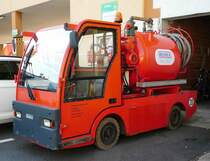 =Hako-Transportfahrzeug der DB Services Südwest GmbH, gesehen am Bahnhof Fulda im Juli 2018