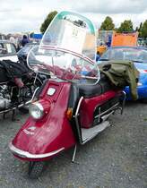 =Heinkel Tourist Typ 103, Bj. 1961, gesehen bei den Motorrad-Oldtimer-Freunden Kiebitzgrund im Juni 2018