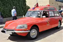 Citroën DS 20 Break Krankenwagen mit Sonderaufbau. (14. Internationales Citroën-Treffen, 22. bis 24.06.2018). Thermenplatz, Meran, Bozen, Italien - 24.06.2018