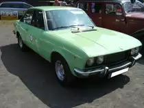 Fiat 124 Sport Coupe 1600. 1969 - 1974. Das 124 Sport Coupe kam bereits 1967 mit einem 1.4l Motor auf den Markt. 1969 erweiterten die Turiner die Motorenpalette um einen 1.6l Motor. Dieser Vierzylinderreihenmotor leistet 110 PS aus 1608 cm³ Hubraum. Die Höchstgeschwindigkeit wurde damals mit 180 km/h angegeben. Oldtimertreffen Zeche Hannover in Herne am 22.07.2018.