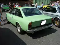 Heckansicht eines Fiat 124 Sport Coupe 1600. 1969 - 1974. Oldtimertreffen Zeche Hannover in Herne am 22.07.2018.