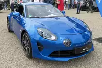 Renault Alpine A110  Première Édition  (Erstausgabe) auf der Autoschau in Krefeld an der Rennbahn, 24.6.18