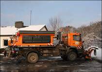 Der Atego 1828 (PALIFT) im Nachmittagslicht des 14.02.2009.