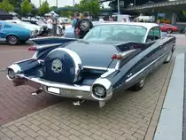 Heckansicht eines Cadillac Series 6300 Coupe de Ville des Modelljahres 1959. 15. US-cartreffen am 28.07.2018 am CentroO.