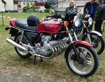 =Honda CB X, gesehen bei den Motorrad-Oldtimer-Freunden Kiebitzgrund im Juni 2018