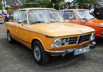 =BMW 2002 ti, gesehen bei den Motorrad-Oldtimer-Freunden Kiebitzgrund im Juni 2018
