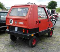 =MW-Kleinwagen, 50 ccm, 5,8 PS, Bj. 1982, gesehen bei den Motorrad-Oldtimer-Freunden Kiebitzgrund im Juni 2018