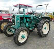 =MAN B 18 A, Bj. 1956, 18 PS, gesehen bei den Motorrad-Oldtimer-Freunden Kiebitzgrund im Juni 2018