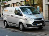 =Ford Transit der Drogeriekette MÜLLER steht im Juli 2018 in Fulda