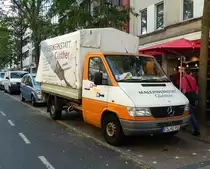 =MB Sprinter der Malerwerkstatt GÜNTHER, gesehen im Juli 2018 in Fulda
