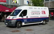 =Fiat Ducato der Schlosserei LEITSCH steht im Juli 2018 in Fulda