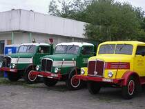 Parade von 3 S4000 am Sonntagmorgen beim Bulldogtreffen in Markleeberg 2007