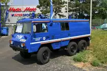 THW Ortsverband Wiesbaden Pinzgauer Offroad Fahrzeug am 04.08.18 in Wiesbaden beim Tag der offenen Tür