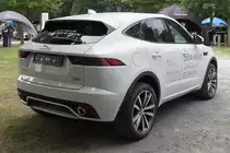 Der neue Jaguar-SUV E-Pace auf der Autoschau in Krefeld an der Rennbahn, 24.6.18