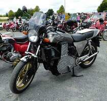 =Honda, Bj. 1982 (Umbau auf 4 Zyl. Citroen-Dieselmotor), zu Besuch bei den Motorrad-Oldtimer-Freunden Kiebitzgrund im Juni 2018