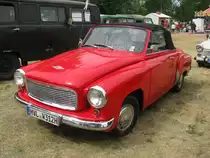 Wartburg 312 Sport Cabriolet aus dem Havelland beim Oldtimer-Event. Perleberg [14.07.2018] 