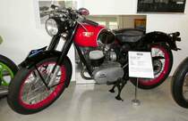 =Bianchi 125, Bj. 1960, präsentiert im Deutschen Automobilmuseum Fichtelberg im Juli 2018