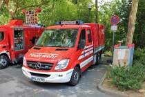 Feuerwehr Hochheim Mercedes Benz Sprinter GW-N (Florian Hochheim Main 1/63) am 11.08.18 in Bad Soden am Taunus zur 150 Jahre Feier der Feuerwehr Bad Soden