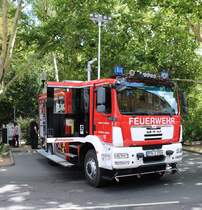 Feuerwehr Sulzbach am Taunus MAN TGM TLF4000 am 11.08.18 in Bad Soden am Taunus zur 150 Jahre Feier der Feuerwehr Bad Soden