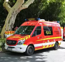 Feuerwehr Kriftel Mercedes Benz Sprinter ELW (Florian Kriftel 1-11-1) am 11.08.18 in Bad Soden am Taunus zur 150 Jahre Feier der Feuerwehr Bad Soden