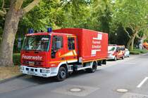 Feuerwehr Schwalbach IVECO GW-L (Florian Schwalbach 1/64) am 11.08.18 in Bad Soden am Taunus zur 150 Jahre Feier der Feuerwehr Bad Soden