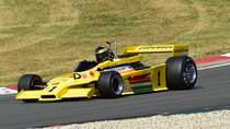 Fittipaldi F5A (Ford Cosworth DFV) Formel 1 Rennwagen von 1977,Fahrer: Smith-Hilliard Max, GB. 46. AvD-Oldtimer-Grand-Prix 2018, FIA Masters Historic Formula One Championship am 11.Aug.2018