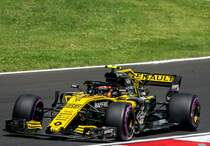 Renault F-1 Rennwagen auf dem Hungaroring am 28.07.2018.