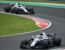 Williams F-1 Rennwagen auf dem Hungaroring am 28.07.2018.