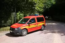 Feuerwehr Bad Soden VW Caddy (Florian Bad Soden 1-1) am 11.08.18 in Bad Soden am Taunus zur 150 Jahre Feier der Feuerwehr Bad Soden