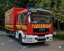 Feuerwehr Bad Soden MAN TGL GW-L (Florian Bad Soden 1-64) am 11.08.18 in Bad Soden am Taunus zur 150 Jahre Feier der Feuerwehr Bad Soden