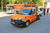 Stadt Bad Soden am Taunus FIAT Pritschenwagen am 11.08.18 in Bad Soden