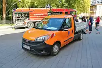 Stadt Bad Soden am Taunus FIAT Pritschenwagen am 11.08.18 in Bad Soden