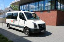 DRK Ortsverband Liederbach VW Crafter MTW (10/19/1) am 11.08.18 in Bad Soden am Taunus zur 150 Jahre Feier der Feuerwehr Bad Soden