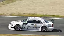 Mitzieher der Nr.3, Mercedes Benz AMG C-Klasse, 1996 DTM-ITC,Fahrer: Hatscher, Jörg. 46. AvD-Oldtimer-Grand-Prix 2018, Qualifying der Tourenwagen Classics am 11.Aug.2018