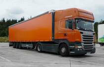 =Scania Streamline R 450 rastet im Juni 2018 an der A 7
