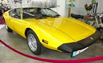 =De Tomaso Pantera L, Bj. 1973, V8, 5763 ccm, 330 PS, steht im Deutschen Automobilmuseum Fichtelberg im Juli 2018. Von 1971 - 1992 wurden 7260 Exemplare dieses Fahrzeuges gefertigt.