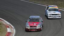 Nr.110 BMW M 3 DTM Rep. (DTM Gr.H)1988, Fahrer: Droste Rolf. und Nr.45 Audi V 8 DTM (DTM Gr.H)1990, Fahrer: Peter Klaus 46. AvD-Oldtimer-Grand-Prix 2018, Qualifying der Tourenwagen Classics am 11.Aug.2018
