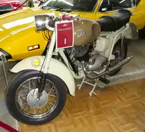 =Iso Sport 125 Sport, Bauzeit 1954 - 1959, 125 ccm, 7,8 PS, steht im Deutschen Automobilmuseum Fichtelberg im Juli 2018.