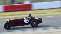 Extrem Mitzieher  NR.3 Alfa Romeo P3 Tipo B, Bj.1935 Fahrer: Rettenmaier, Stephan. 46. AvD-Oldtimer-Grand-Prix 2018, Rennen 6 Historic Grand Prix Cars bis 1965 am 11.Aug.2018 