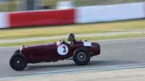  Extrem Mitzieher  NR.3 Alfa Romeo P3 Tipo B, Bj.1935 Fahrer: Rettenmaier, Stephan. 46. AvD-Oldtimer-Grand-Prix 2018, Rennen 6 Historic Grand Prix Cars bis 1965 am 11.Aug.2018 