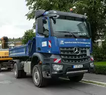 =MB Arocs 2132 von STR steht im Juli 2018 in Bad Alexandersbad
