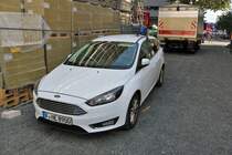 Die Johanniter Ford Focus KdoW am 11.08.18 beim Osthafen Festival in Frankfurt am Main