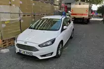 Die Johanniter Ford Focus KdoW am 11.08.18 beim Osthafen Festival in Frankfurt am Main