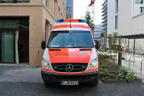 Die Johanniter Mercedes Benz Sprinter ELW (81/11-1) am 11.08.18 beim Osthafen Festival in Frankfurt am Main