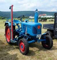 =Lanz, gesehen auf dem Ausstellungsgelände der Fendt-Freunde Bad Bocklet im Juni 2018
