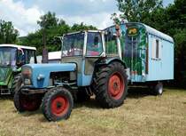 =Eicher, gesehen auf dem Ausstellungsgelände der Fendt-Freunde Bad Bocklet im Juni 2018