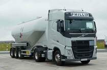 =Volvo FH-Silozug rastet im Juni 2018 an der E 46