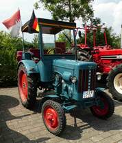 =Hanomag R 19, gesehen auf dem Ausstellungsgelände der Fendt-Freunde Bad Bocklet im Juni 2018