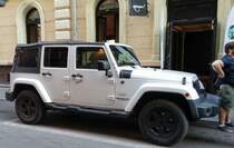 Jeep Wrangler Sahara Unlimited, fotografiert am 17.08.2018.