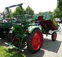=Fendt 225 GT, Bj. 1962, gesehen auf dem Ausstellungsgelände der Fendt-Freunde Bad Bocklet im Juni 2018